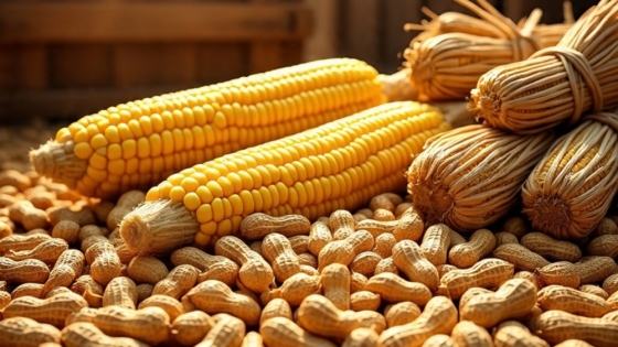 Maní récord y sorgo en alza contrastan con bajos rindes de maíz en La Pampa