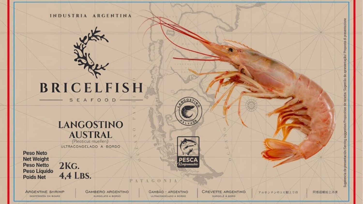 El langostino argentino suma un nuevo sello de calidad para fortalecer su perfil exportador