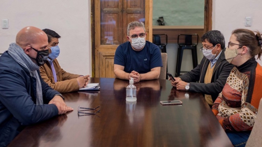 Raúl recibió al intendente Taritolay por dos grandes obras de infraestructura vial