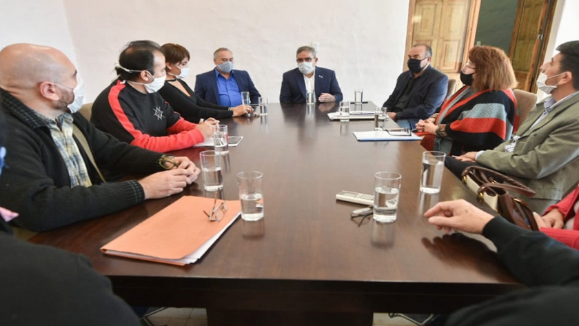 Raúl recibió a los representantes sindicales de los organismos de ARCA
