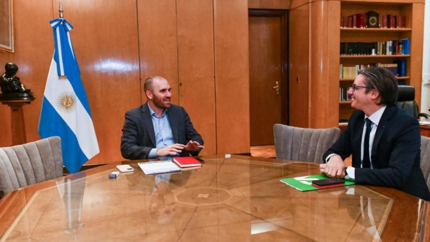 Guzmán se reunió con el vicepresidente de la CAF, Christian Asinelli