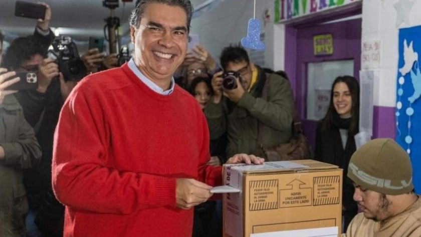 Capitanich emitió su voto en las paso: 