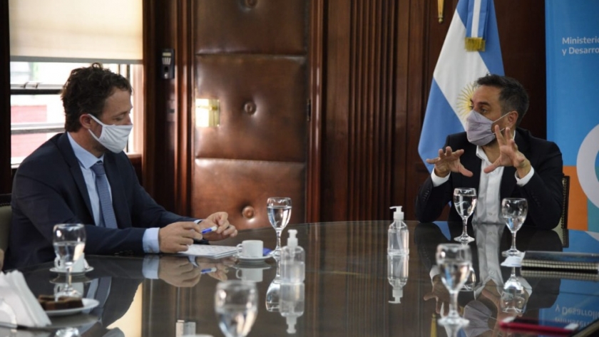 Cabandié recibió a las autoridades del Programa de las Naciones Unidas para el Desarrollo en Argentina