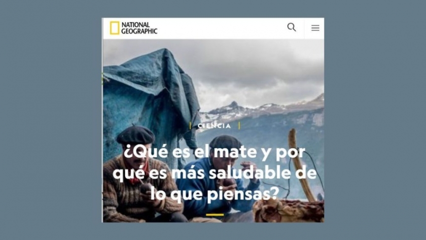 El Mate en National Geographic