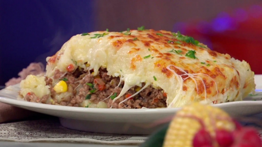 Tres versiones diferentes del pastel de papas: opciones de carnes y hasta una propuesta vegetariana
