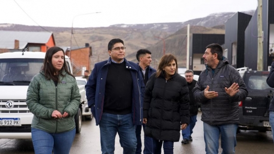 Claudio Vidal visitó El Chaltén y reforzó el compromiso con la educación local