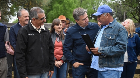 El Espinillo: Zdero habilitó obras en CEDEPRO y entregó reproductores caprinos para mejorar la genética