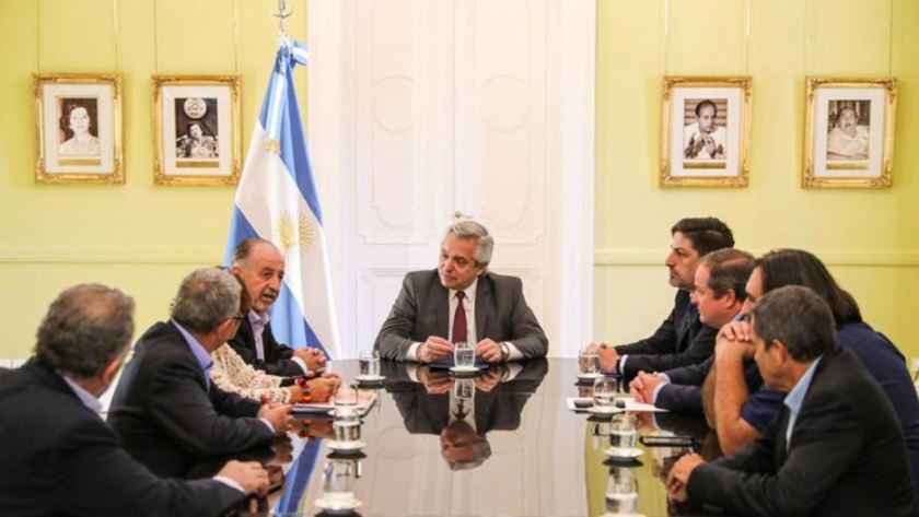 El Presidente se reunió con representantes sindicales de la educación