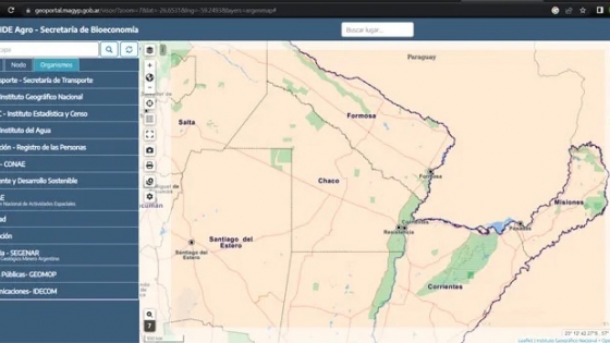 Por internet, se puede ver información forestal detallada