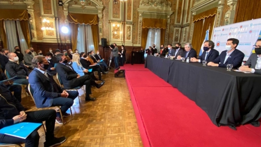 Simone participó del anuncio de 224 obras de Infraestructura para la Provincia