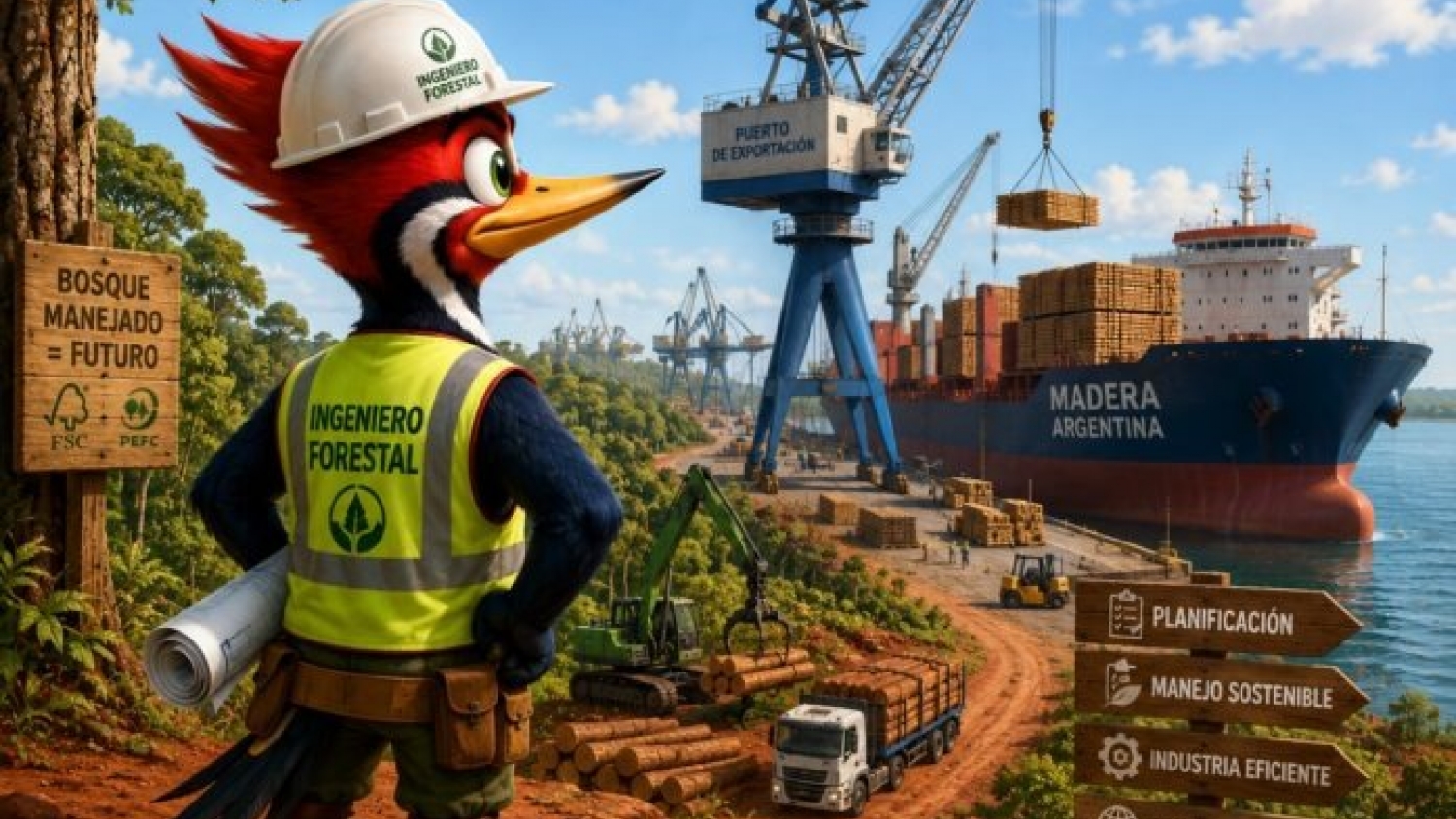 La foresto-industria argentina frente a un desafío clave: ganar competitividad antes del próximo ciclo global de demanda