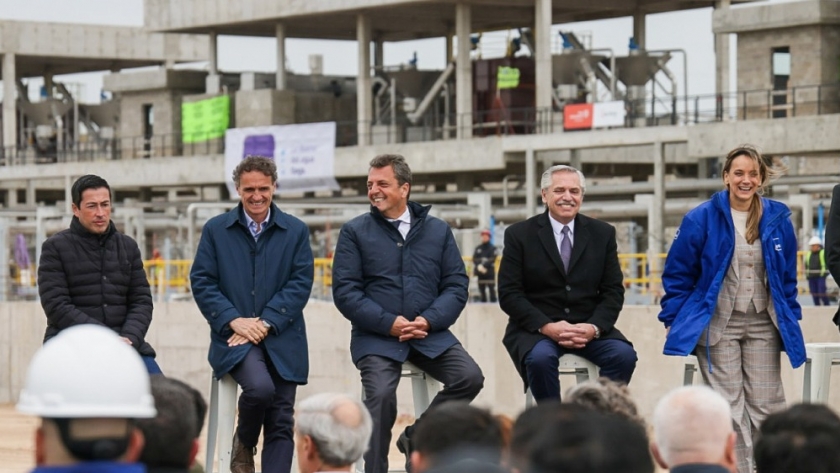 Alberto Fernández, Katopodis y Massa dieron inicio al proceso de puesta en marcha del Nuevo Sistema Riachuelo