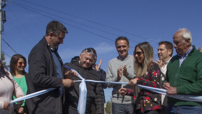En Miramar, Katopodis inauguró la Av. Chapar y recorrió obras en marcha