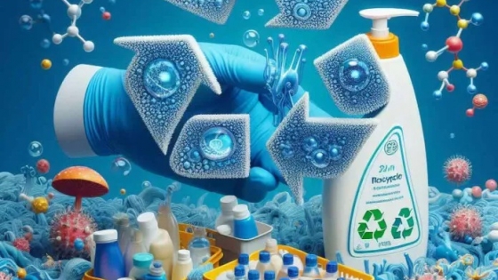 Una enzima presente en detergentes podría revolucionar el reciclaje de bioplásticos