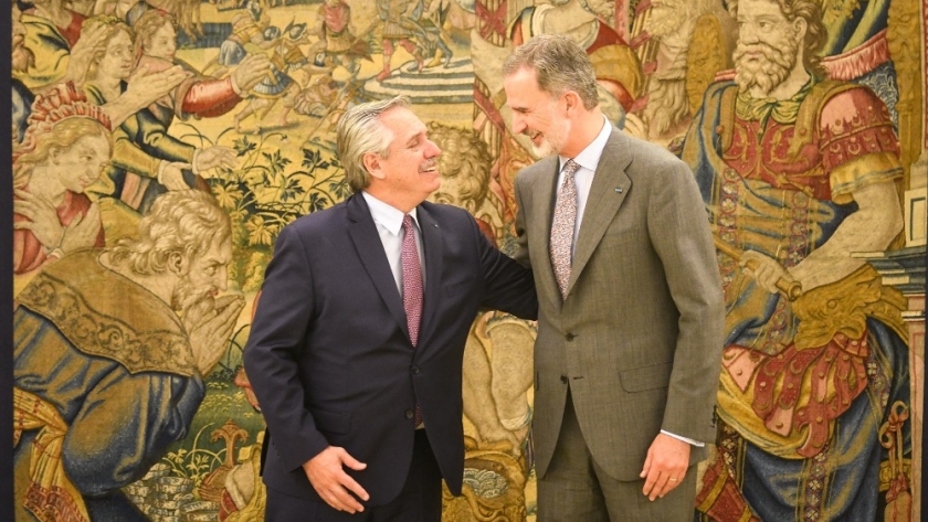 El Presidente se reunió con el Rey Felipe VI de España