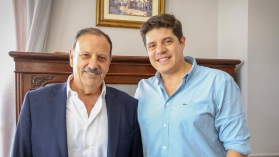 Quintela y Sbiroli acordaron obras de encauzamiento en el Río Grande para proteger a Sanagasta