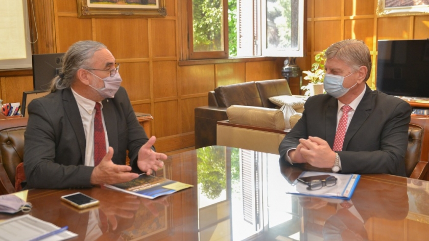 El Gobernador se reunió con el ministro de Agricultura, Ganadería y Pesca de la Nación