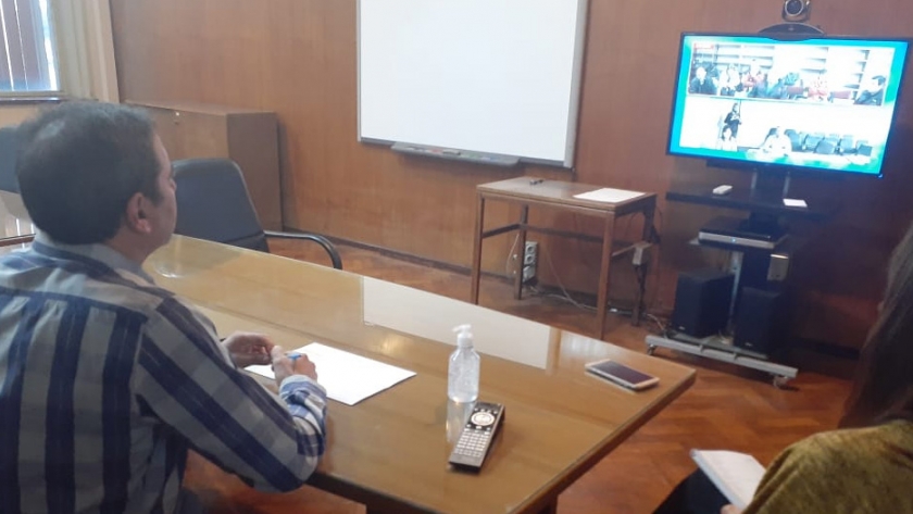 Hinojosa en contacto con las Delegaciones de Cuyo