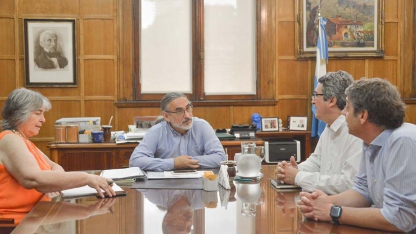 Basterra recibió al Ministro de Desarrollo Agrario de Buenos Aires