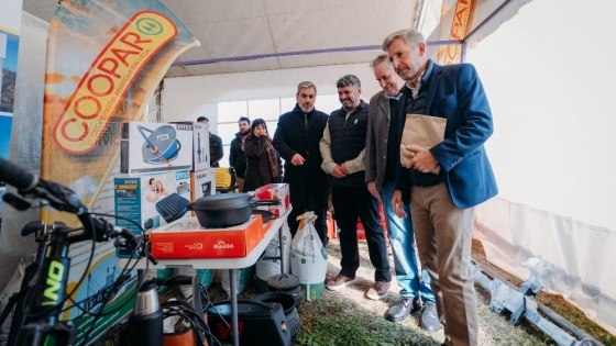 Frigerio encabezó actos en Aranguren y llamó a fortalecer el vínculo entre el Estado y la producción