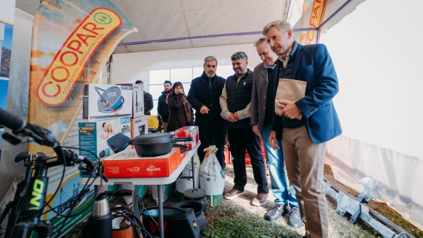 Frigerio encabezó actos en Aranguren y llamó a fortalecer el vínculo entre el Estado y la producción