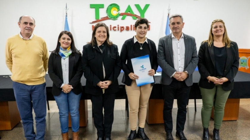 Emprendedora toayense recibió financiamiento para Galpón PyM