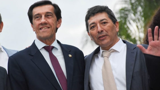 Sadir acompañó la asunción de Victor González como intendente de El Carmen