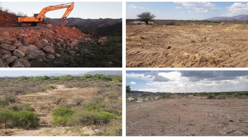 Concluyó la construcción del anillo cortafuegos de Suyuque-Los Molles