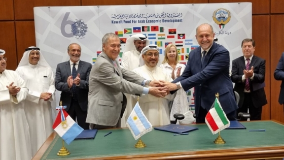 Perotti y Schiaretti firmaron en Kuwait el crédito para iniciar la construcción del acueducto biprovincial Santa Fe-Córdoba