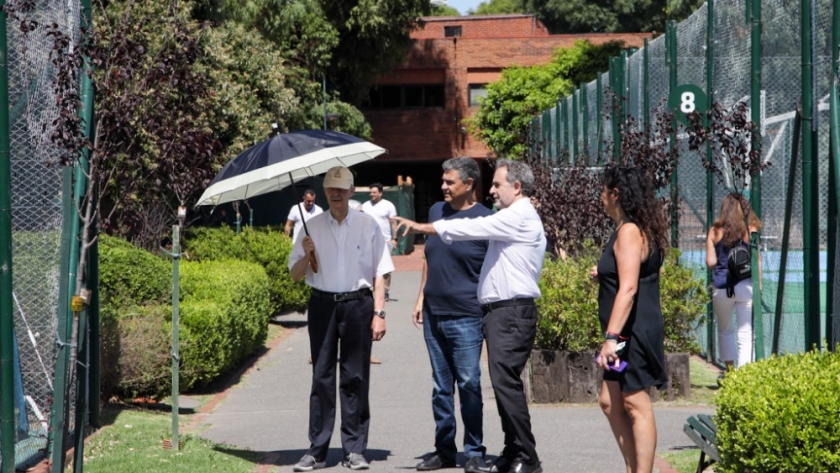 Jorge Macri visitó el “Club de Amigos”