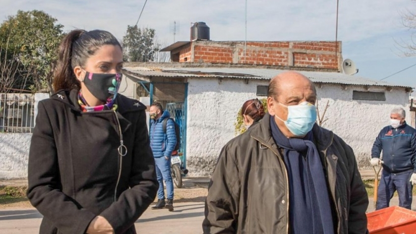 Mussi y Volnovich visitaron el barrio General Belgrano