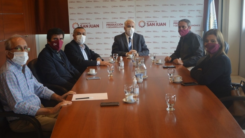 Funcionarios provinciales evaluaron junto al INV la situación actual de la actividad vitivinícola