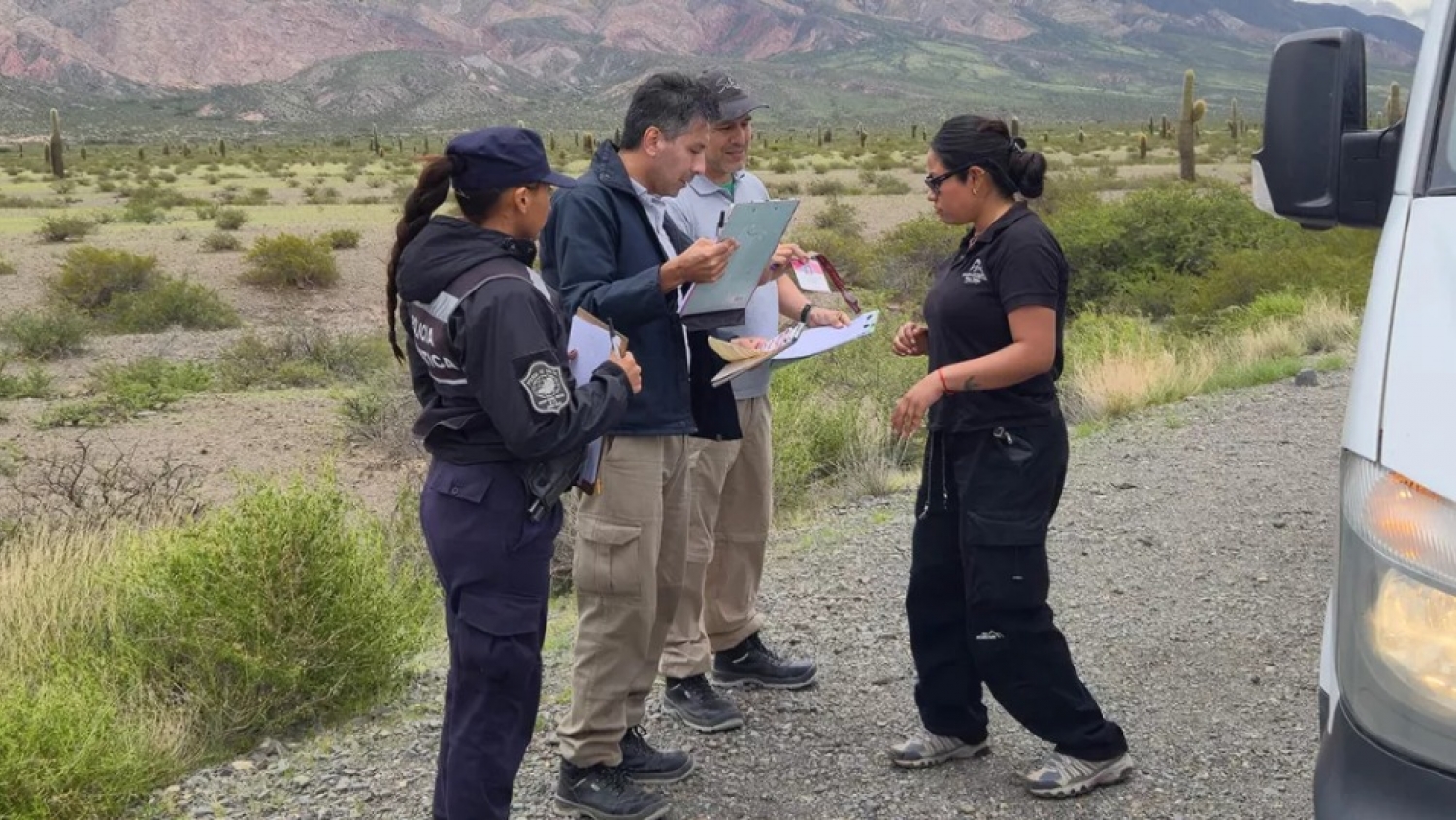 Control turístico en Los Cardones: operativo conjunto para garantizar servicios habilitados y seguridad vial
