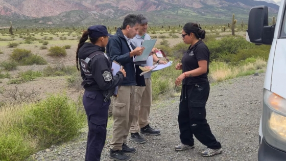 Control turístico en Los Cardones: operativo conjunto para garantizar servicios habilitados y seguridad vial