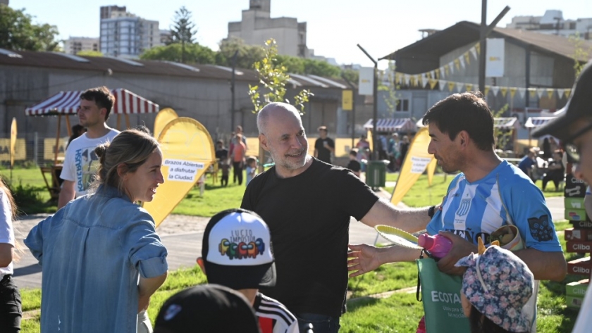 Rodríguez Larreta y Muzzio inauguraron la segunda etapa del Parque Ferroviario Colegiales