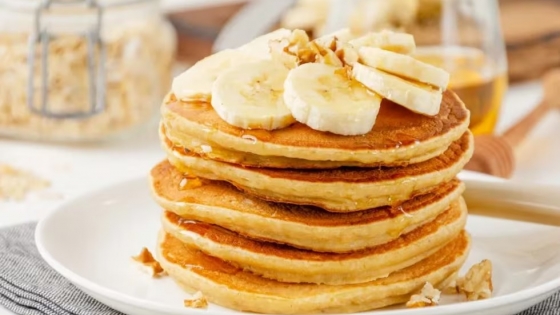 Panqueques de avena sin azúcar, sumamente saludables y fáciles de hacer