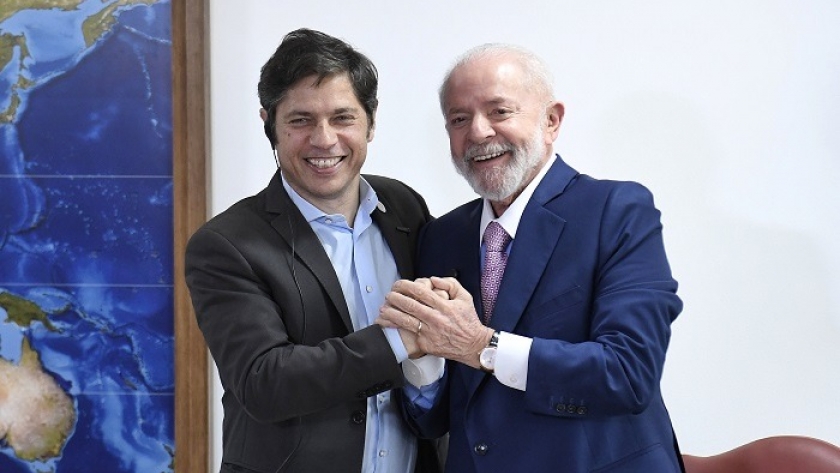 Kicillof se reunió con el presidente Lula da Silva