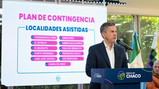 Zdero lanzó plan de contingencia y beneficios en Chaco