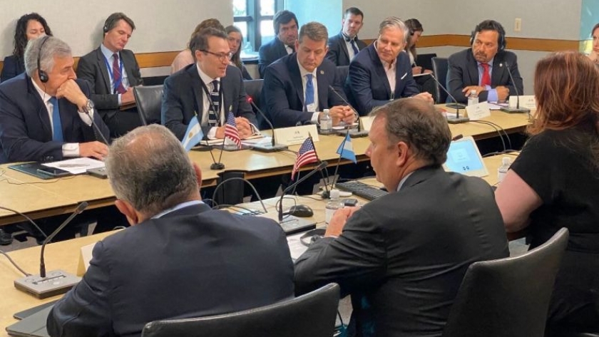 Sáenz, Morales y Jalil presentaron ventajas de inversión en minería en el Departamento del Estado de Washington