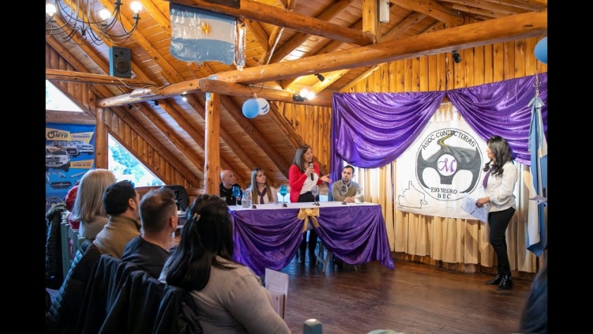 Carreras valoró la tarea de la Asociación de Mujeres Conductoras Bariloche