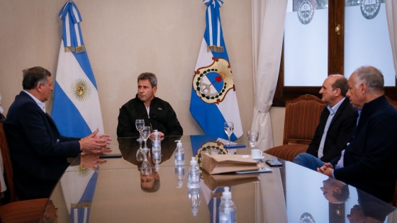 El gobernador Uñac recibió al intendente de Las Heras, provincia de Mendoza