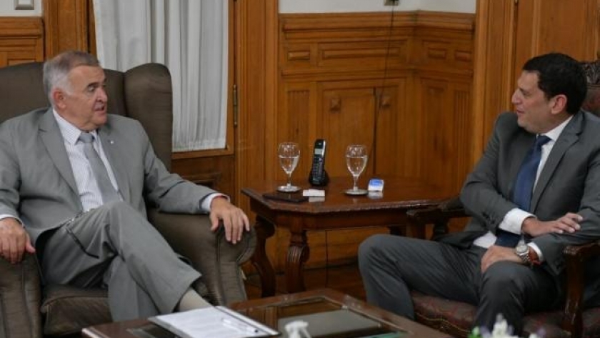 Jaldo recibió al dirigente político Guillermo Gassenbauer