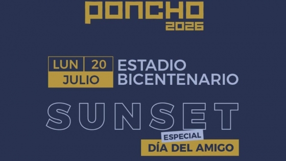 Fiesta del Poncho: así será el sorteo del Fiat Cronos 0 km durante el Poncho Sunset
