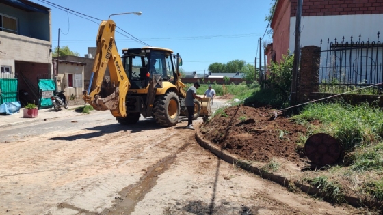 Concluyeron las obras del sistema cloacal en el barrio Ramos