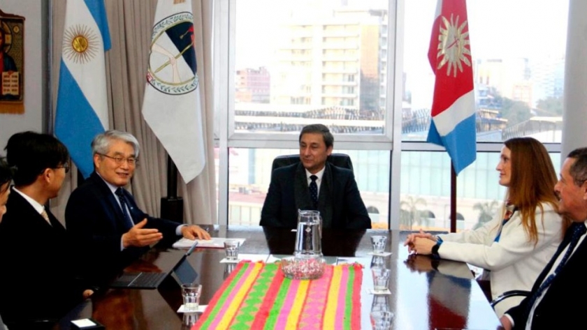 Silva Neder recibió a miembros de la Agencia de Cooperación Internacional de Corea