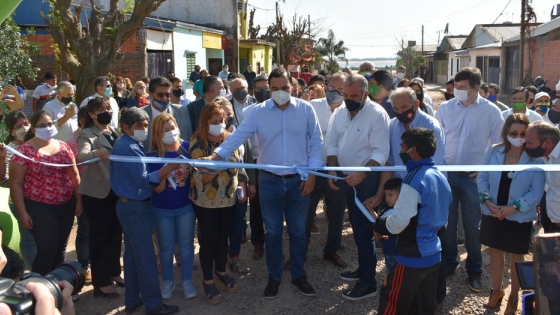 Valdés inauguró obras en la ciudad de Corrientes y ratificó el compromiso de estar junto a los vecinos