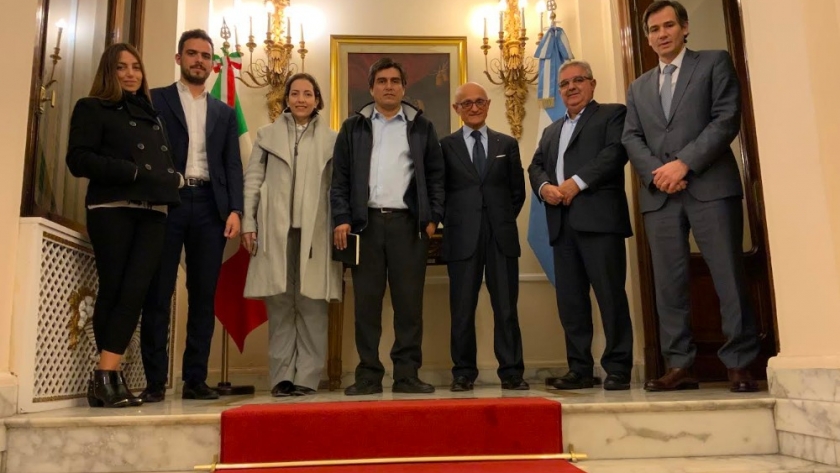 Raúl se reunió con una importante empresa italiana de baterías de Litio