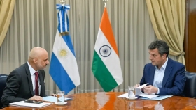 Massa recibió al embajador de la India para aumentar las exportaciones y las inversiones