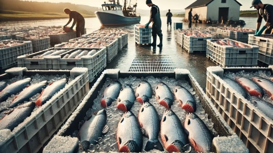 La logística del salmón: desafíos y estrategias para garantizar frescura en el mercado global