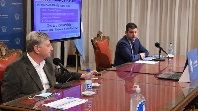 Ziliotto anunció reprogramación de vencimientos y más asistencia económica del BLP